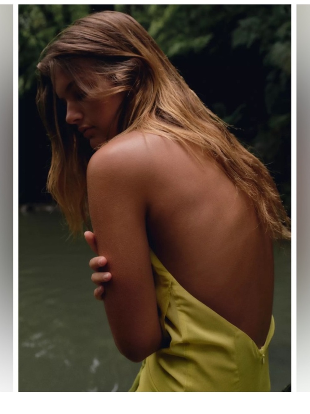 Zara  Halter Tie-Front Maxi Dress - Picture 3 of 6